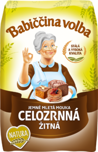 Múka ražná celozrnná jemne mletá - Babičkina voľba